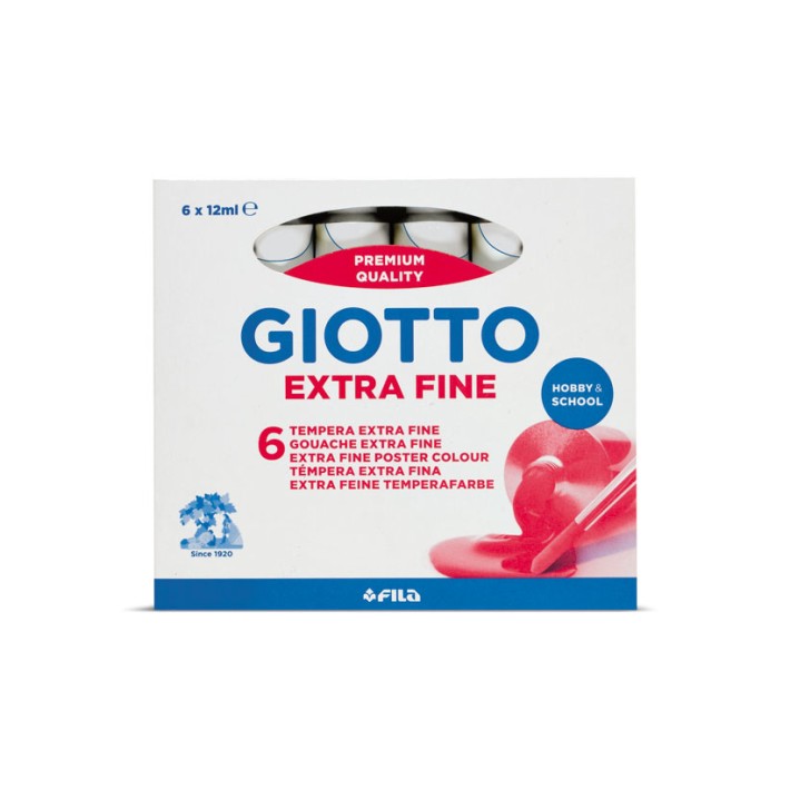 Giotto 352001 colore a tempera 12 ml Tubo Bianco
