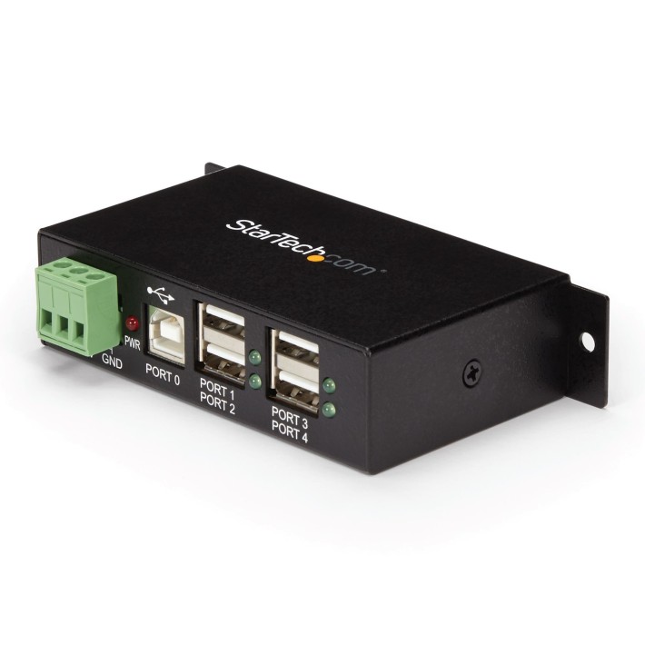 StarTech.com HUB USB 2.0 Industriale in metallo...