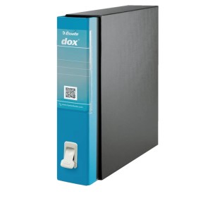 Esselte Dox 2 raccoglitore ad anelli A4 Nero, Blu