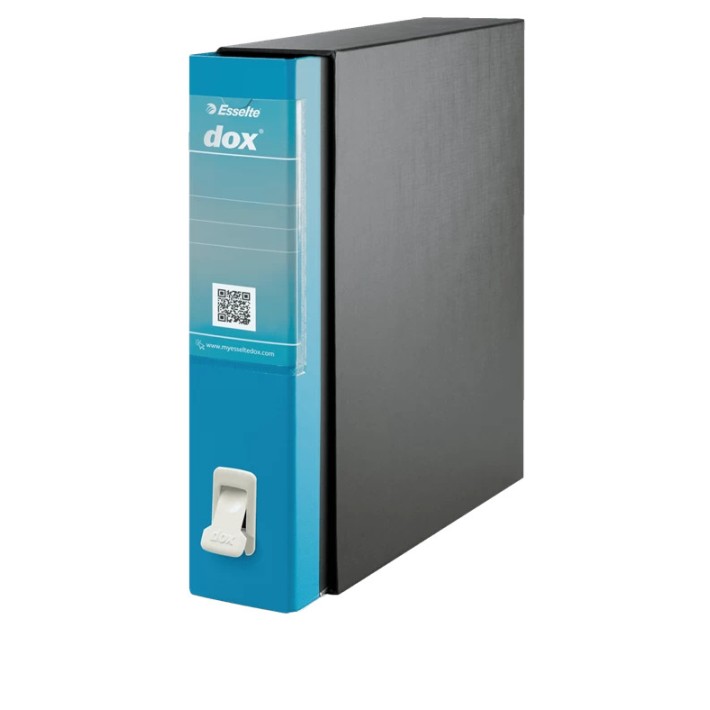 Esselte Dox 2 raccoglitore ad anelli A4 Nero, Blu