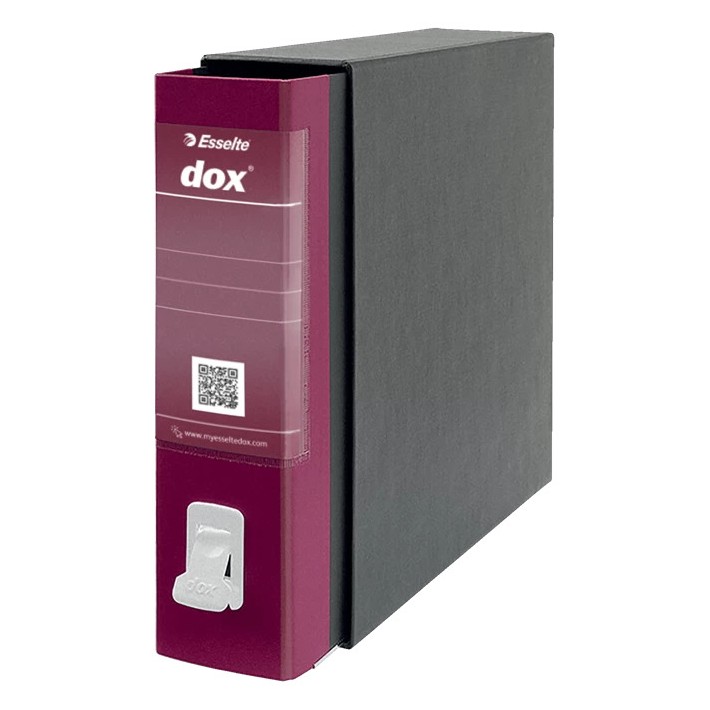 Esselte Dox 2 raccoglitore ad anelli A4 Nero,...