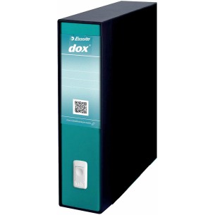 Esselte Dox 2 raccoglitore ad anelli A4 Nero, Verde