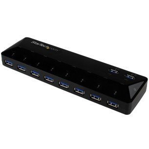 StarTech.com Hub USB 3.0 a 10 Porte di Ricarica e...