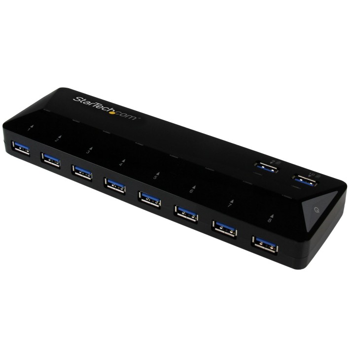StarTech.com Hub USB 3.0 a 10 Porte di Ricarica...