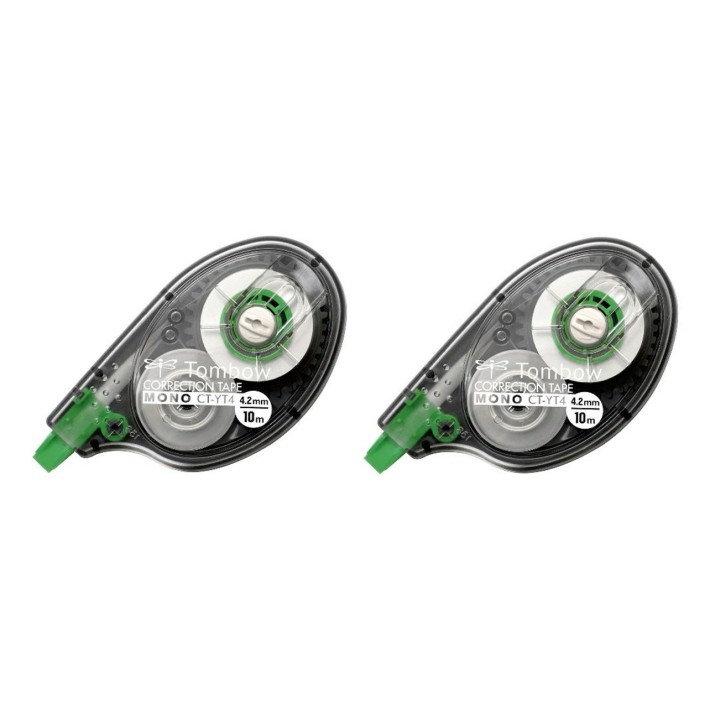Tombow Mono YT4 2pcs nastro di correzione 10 m...