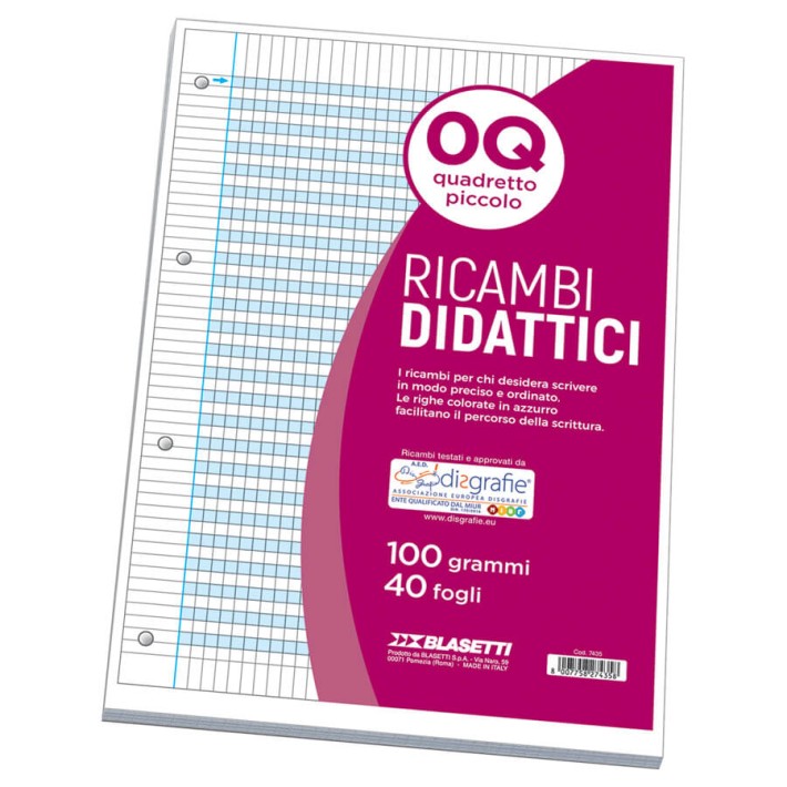 Blasetti 7435 quaderno per scrivere A4 40 fogli...