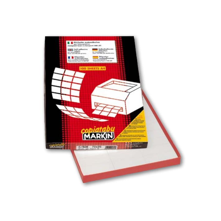 Markin C567 etichetta autoadesiva Rettangolo...