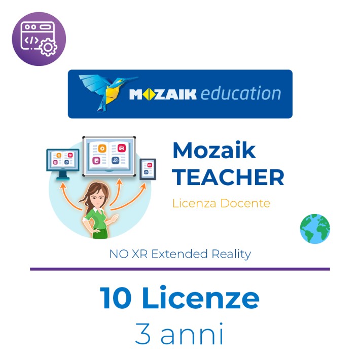 Mozaik TEACHER – Kit 10 Licenze Utente/Docente...