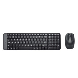 Logitech MK220 Combo Tastiera e Mouse Wireless Compatti...