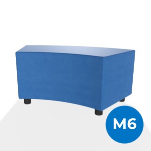 Pouf e Sacchi Flora Angolare in Similpelle Ignifuga con...