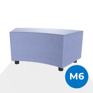 Pouf e Sacchi Flora Angolare in Similpelle Ignifuga con...