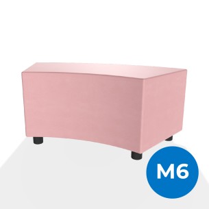 Pouf e Sacchi Flora Angolare in Similpelle Ignifuga con...