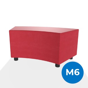 Pouf e Sacchi Flora Angolare in Similpelle Ignifuga con...