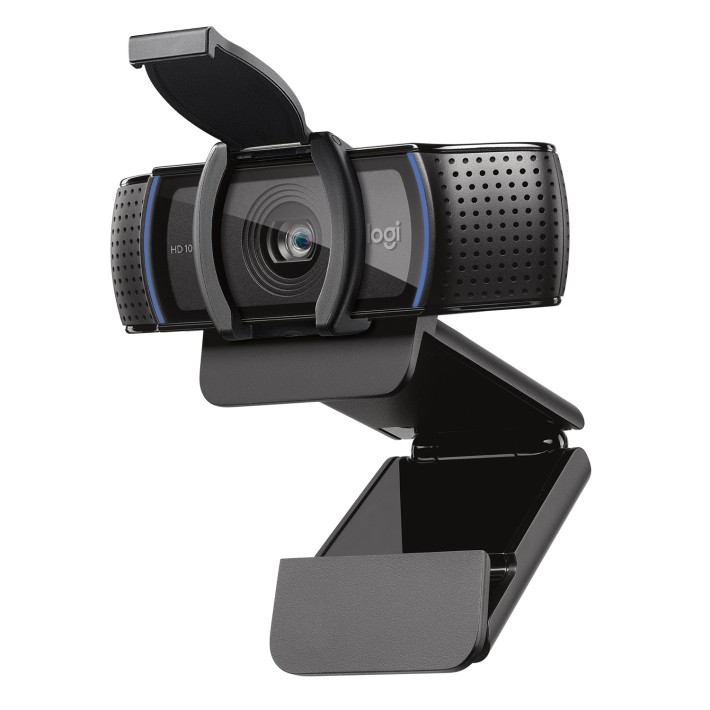 Logitech C920S HD Pro Webcam, Videochiamata...