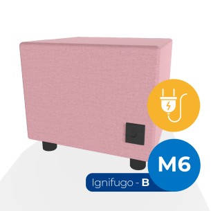 Forma Morbida Flora Rettangolo Stretto in Tessuto...