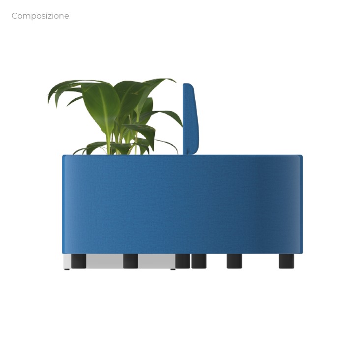 Composizione Flora - Pouf Rettangolo Stretto -...