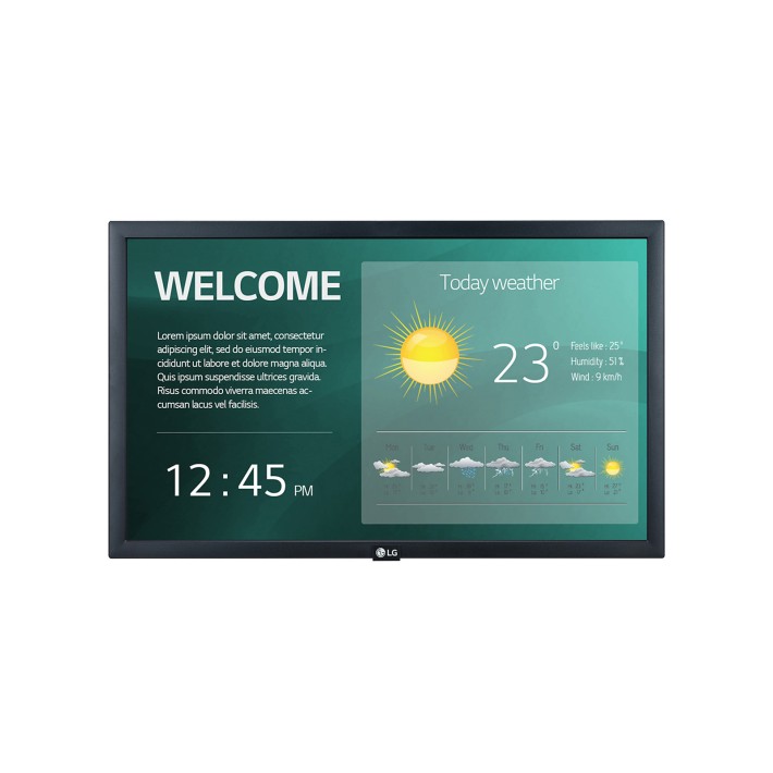 LG 22SM3G-B visualizzatore di messaggi Pannello...