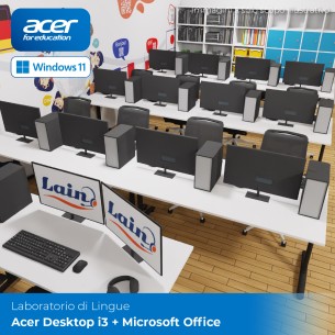 Laboratorio di Lingue Desktop  Acer I3 - Microsoft Office