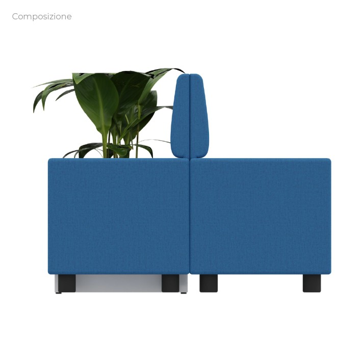 Composizione Flora - Pouf Rettangolo Stretto -...