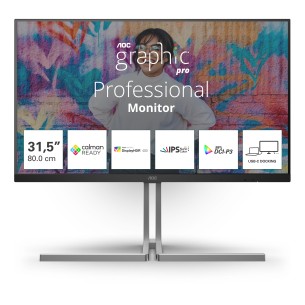 AOC U3 U32U3CV Monitor PC 80 cm (31.5") 3840 x 2160 Pixel...