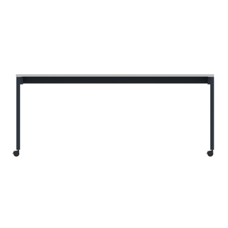 Tavolo Tiglio Stile in Melaminico con Ruote - Dimensioni 183,9 x 67,8 x 76,2 cm - Colore...