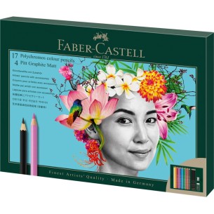 Faber-Castell Polychromos & Pitt Graphite Matt Set...
