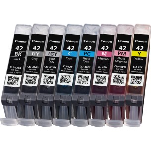 Canon 8 Cartucce d'inchiostro Multipack CLI-42...