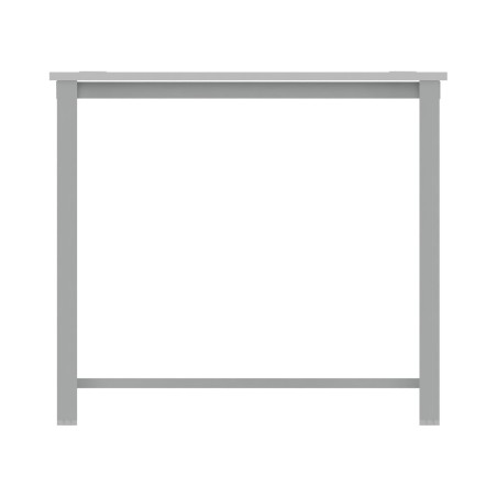 Tavolo Tiglio Lab in Melaminico con Piedini e Poggiapiedi - Dimensioni 160x80x107,2 cm -...