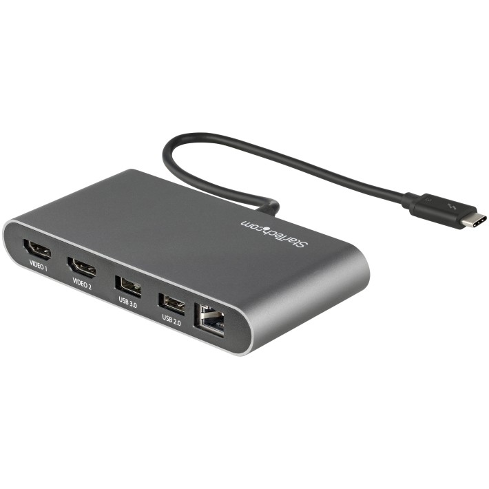 StarTech.com Mini Dock Thunderbolt 3 - Docking...
