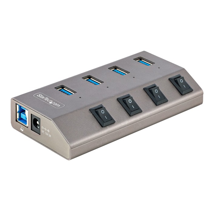 StarTech.com Hub USB-C Autoalimentato a 4 Porte...