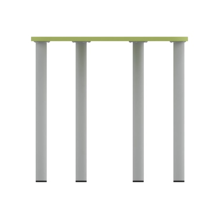 Tavolo Pino Trapezio 4 Gambe in Melaminico con Piedini - Dimensioni 75,5 x 58,5 x 76 cm -...