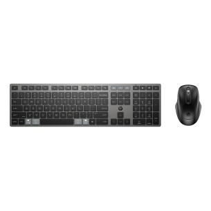 HP Combinazione di tastiera e mouse wireless ricaricabili...