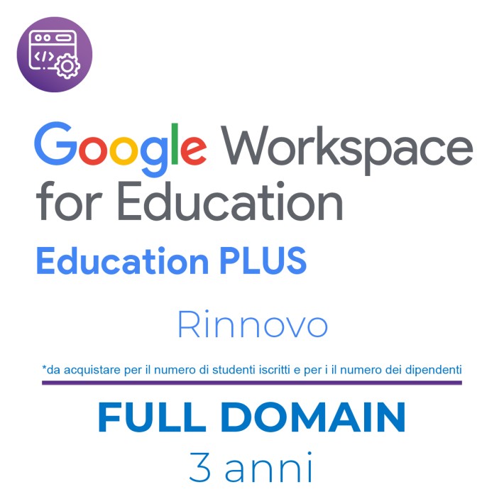 Education Plus Rnw 3 Anni (FULL DOMAIN) da...