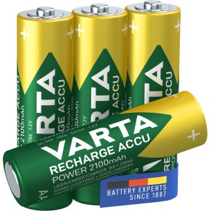 Varta Recharge Accu Power AA 2100 mAh Blister da 4...