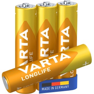 Varta Longlife, Batteria Alcalina, AAA, Micro, LR03,...