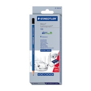 Staedtler Mars Lumograph 100 Multi 6 pz