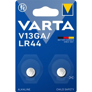 Varta ALKALINE V13GA, LR44 (Batteria Speciale , 1.5V)...