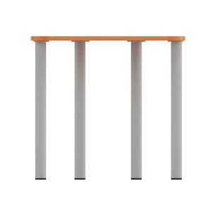 Tavolo Pino Trapezio 4 Gambe in Melaminico con 2  Ruote -... 2