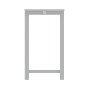 Tavolo Tiglio Lab in Melaminico con Piedini e Poggiapiedi... 2