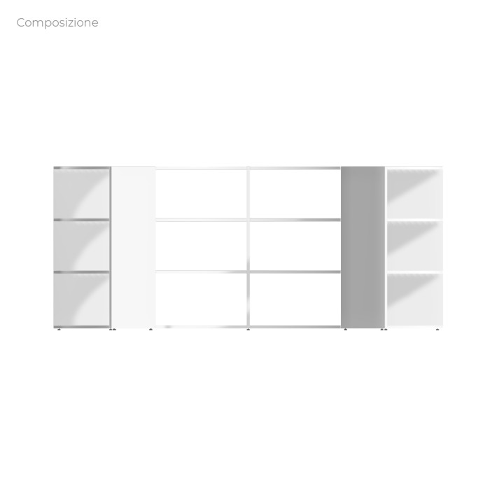 COMPOSIZIONI EDERA Armadio Composto da 6 Moduli...