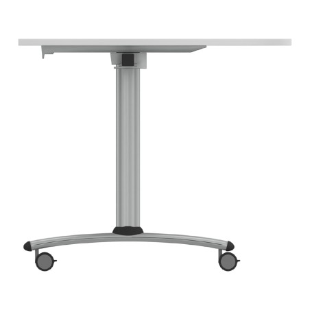 Tavolo Tiglio Ribaltabile Semicerchio in Melaminico con Ruote -Dimensioni 180xr90x76,5cm...