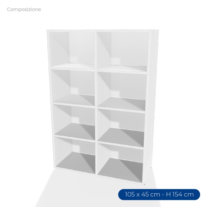 COMPOSIZIONI EDERA Armadio Composto da 2 Moduli...