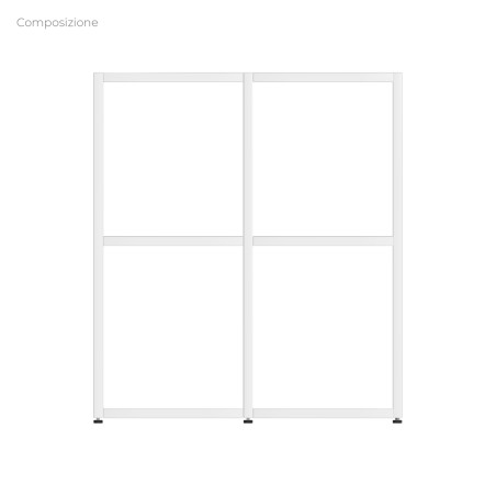 COMPOSIZIONI EDERA Armadio in Truciolare con Superficie Ignifuga B-s1.d0 - Dimensioni 71 x...