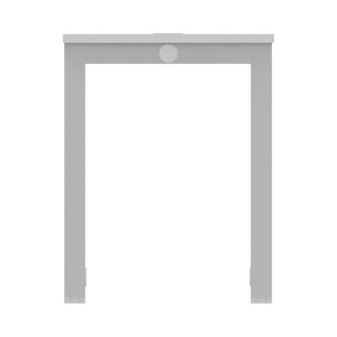 Tavolo Tiglio Lab in Melaminico con Piedini e Poggiapiedi... 2