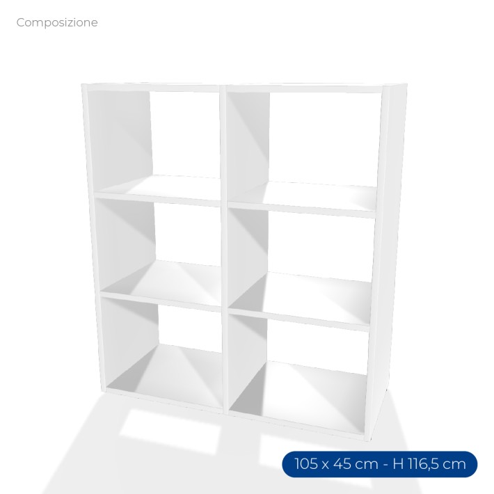 COMPOSIZIONI EDERA Armadio Composto da 2 Moduli...