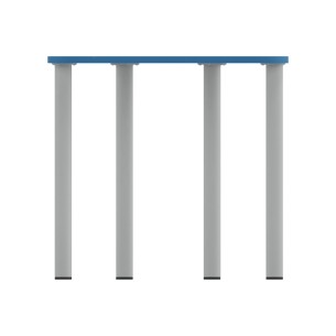 Tavolo Pino Trapezio 4 Gambe in Melaminico con Piedini -... 2