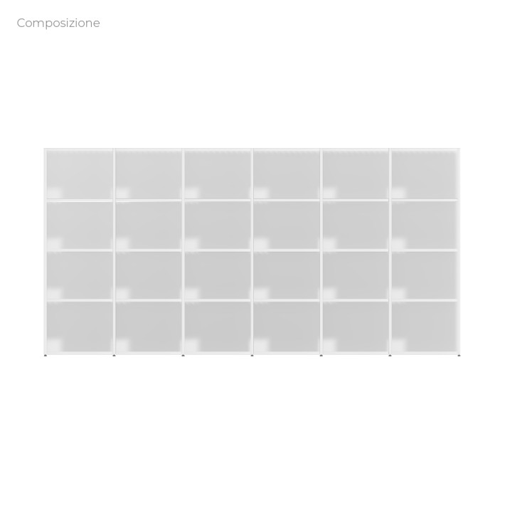 COMPOSIZIONI EDERA Armadio Composto da 6 Moduli...