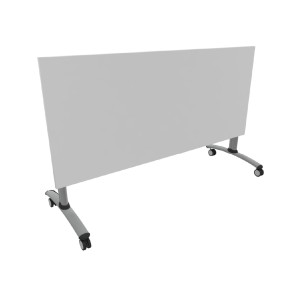 Tavolo Tiglio Piano Ribaltabile in Melaminico con Ruote -... 2