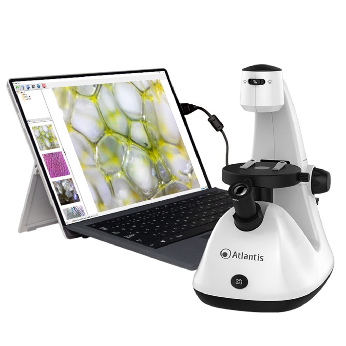 Microscopio Invertito Digitale Usb con Oculare...