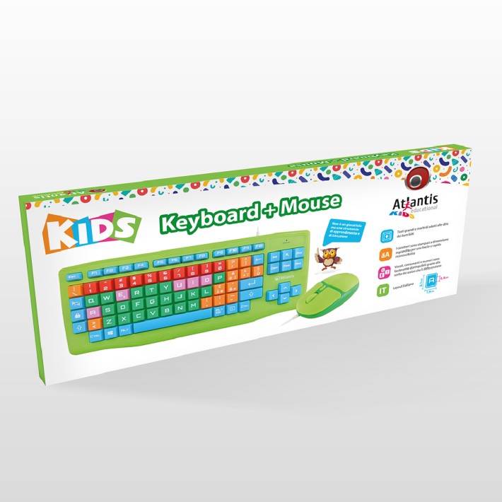 Tastiera Atlantis Kids - Mouse + Tastiera
